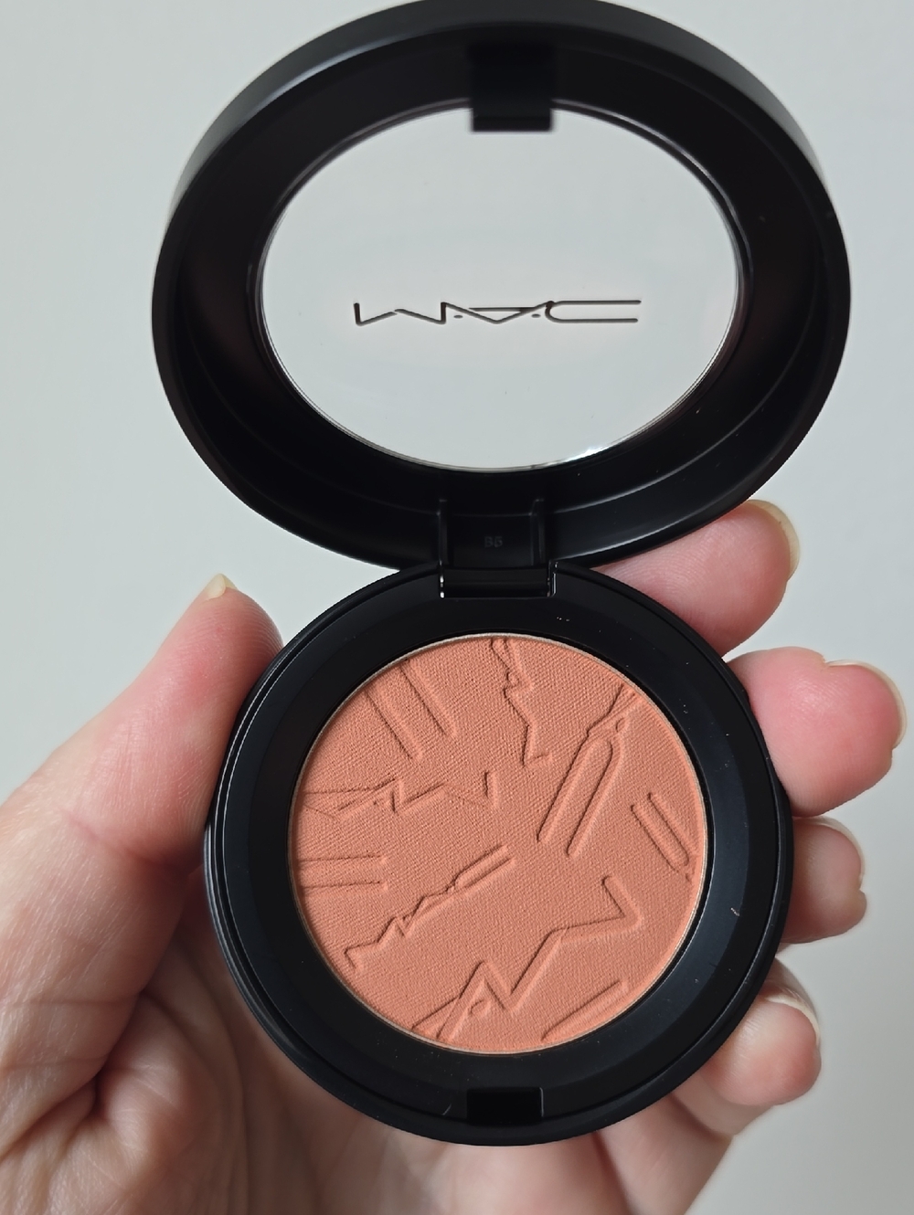 MAC Cosmetics Skinfinish Colourstruck Blush Compact Gingerly Warm